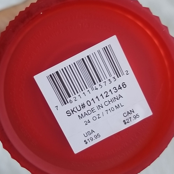 Starbucks 2021 Red Matte Bling Straw Tumbler - Picture 8 of 8